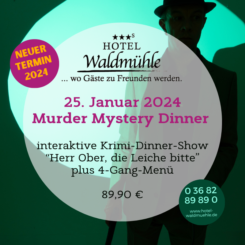 Murder Mystery Dinner - Abenteuer-Zeitreisen GmbH